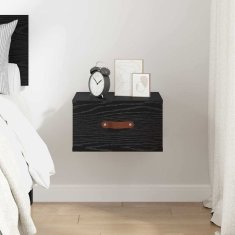 Vidaxl Stenska nočna omarica 35 x 35 x 20 cm Inženirski les