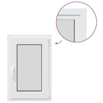 Vidaxl Notranja barva okna za klet bela RISOR 60 x 70 cm