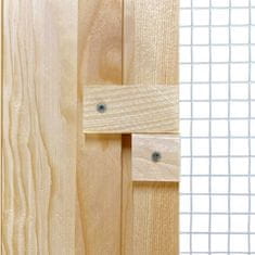 Vidaxl Hiša za kokoši Rjava 75 x 60 x 89 cm Masivno borovo les