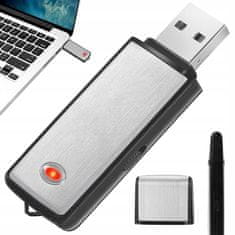 Verkgroup Mini aku. vohunski snemalnik USB ključek diktafon 8GB