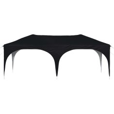 Vidaxl Zložljivi šotor za zabave 574 x 289 x 245 cm Antracit