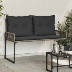 Vidaxl Zunanja klop 2 -Seater 4 kos 110 x 59 x 82 cm poli ratan