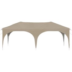 Vidaxl Zložljivi šotor za zabave 574 x 289 x 245 cm Krem