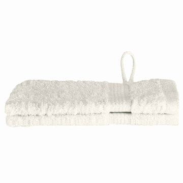 Vidaxl Gostinska brisača SOLUND 2 kos krema 15 x 21 cm 550 gsm
