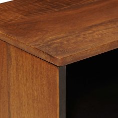 Vidaxl TV omarica z vrati Oreh 80 x 33 x 46 cm Masiven les manga
