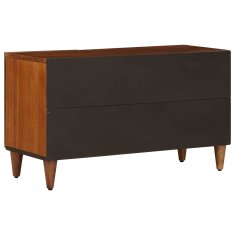 Vidaxl TV omarica z vrati Oreh 80 x 33 x 46 cm Masiven les manga