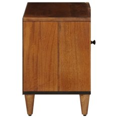 Vidaxl TV omarica z vrati Oreh 80 x 33 x 46 cm Masiven les manga