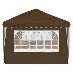 Vidaxl Zložljivi šotor za zabave 574 x 289 x 245 cm Taupe