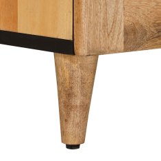 Vidaxl TV omarica z vrati Naravna 105 x 33,5 x 46 cm Masiven les manga