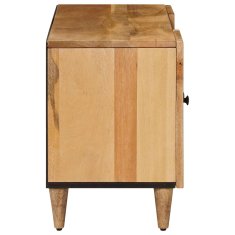 Vidaxl TV omarica z vrati Naravna 105 x 33,5 x 46 cm Masiven les manga