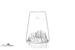 Alaskan Maker KOZAREC za pijačo s topografijo Mont Blanc AMTOPO-VD-B