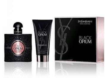 Yves Saint Laurent Black Opium - EDP 50 ml + losjon za telo z bleščicami 50 ml