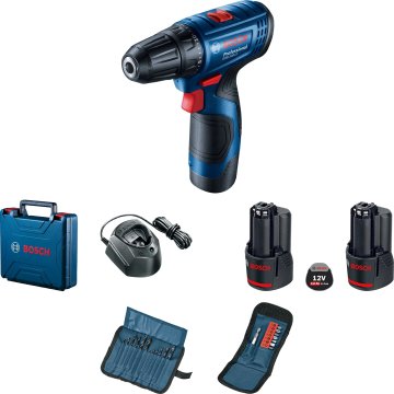 BOSCH Professional GSR 120 LI akumulatorski vrtalni vijačnik + 23-delni komplet pribora (06019G8002)