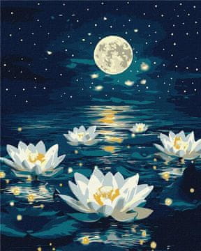 Rayher.	 Slikanje po številkah, Lotus under the glow, 40x50 cm