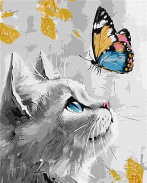 Rayher.	 Slikanje po številkah, Dreamy kitten, 40x50 cm