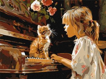 Rayher.	 Slikanje po številkah, Singing Duet, 40x50 cm