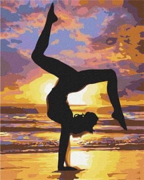 Rayher.	 Slikanje po številkah, Yoga at sunset, 40x50 cm