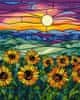 Slikanje po številkah, A field of sunflowers, 40x50 cm