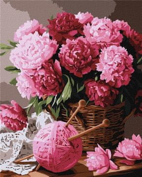 Rayher.	 Slikanje po številkah, Secrets of the petals, 40x50 cm