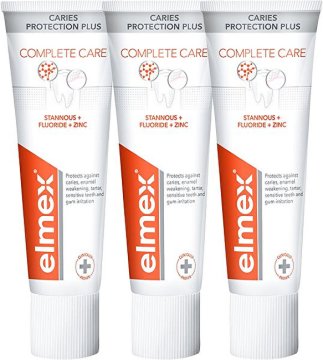 Elmex Zobna pasta Caries Protection Plus Complete Care 3 x 75 ml
