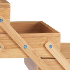 Northix Majhna bambusova škatla za šivanje organizator
