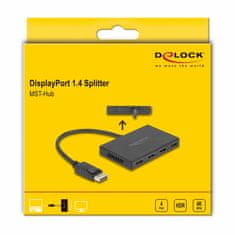 Delock množilnik DisplayPort 4x1 4K MST 87794