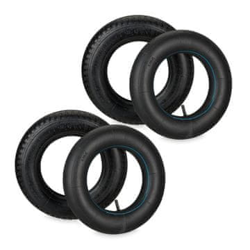 Northix Pnevmatska kolesa za samokolnico 3.50 8 set 2 z ventilom