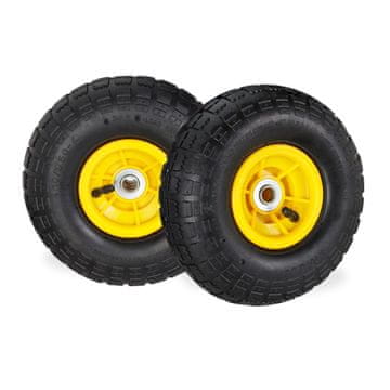 Northix Komplet 2 pnevmatskih koles 3.5-4 z ležaji