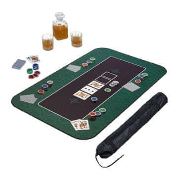 Northix Podloga za poker 100x60 cm gladka površina za mizo
