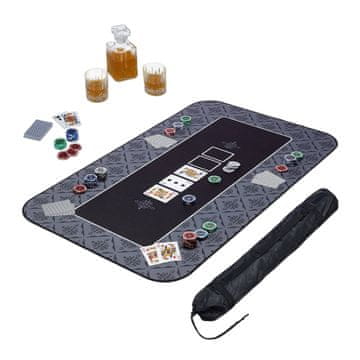 Northix Podloga za poker 100x60 cm gladka površina trpežna