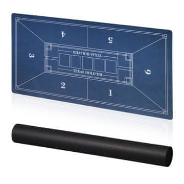 Northix Podloga za poker 120x60 cm nedrseča vodoodporna