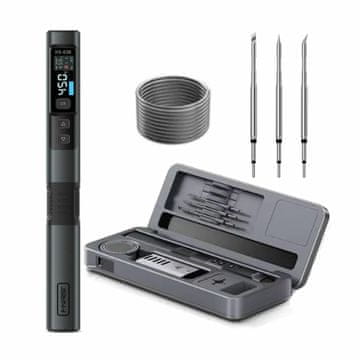 FNIRSI prenosni spajkalnik TipC 100W set v ohišju HS-02B Plus Tool Box