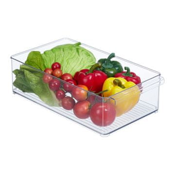 Northix Prozorna škatla za hladilnik 30x15x10 cm z ročajem