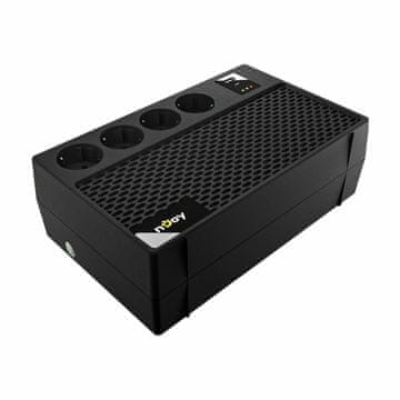 NJOY UPS 650VA Line-Interactive namizni /stenski USB Renton 650 Plus