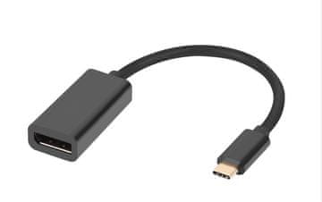 MicroConnect Adapter USB-C - Displayport, Črn