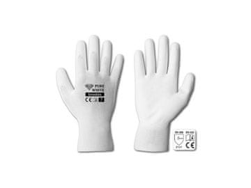Bradas Zaščitne rokavice 9" poliuretanske PURE WHITE BR-RWPWH9