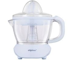 Alpina električni ožemalnik citrusov, 25 W, 700 ml, 2 nastavka, bel