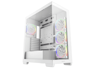 DEEPCOOL CG580 4F WH V2 računalniško ohišje, ATX, Midi-Tower, Kaljeno steklo, belo (R-CG580-WHADA4-G-2)