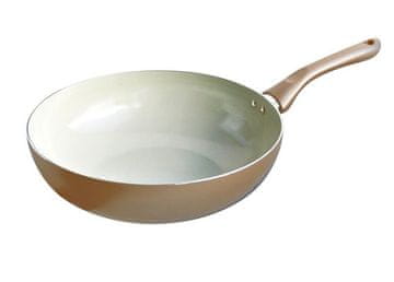 Toro Ponev WOK Champagne 28 cm, keramični premaz