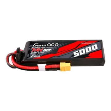 Gens Ace G-Tech 5000mAh 7.4V 60C 2S1P LiPo PC baterija z XT60 vtičem