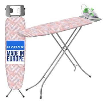 KADAX Zložljiva likalna deska 110x30 cm z držalom za likalnik