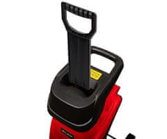 Blow Chipper drobilnik vej, 2600W, 45L vreča, črno-rdeč