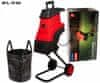 Blow Chipper drobilnik vej, 2600W, 45L vreča, črno-rdeč