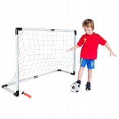 Kruzzel Začetniški komplet nogometni gol in žoga 120x80cm