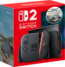 Nintendo Switch 2 konzola z igro Hogwarts Legacy, svetlo modra/rdeča