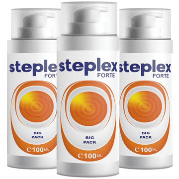 steplex Steplex Forte Krema – 100ml visoko dozirana – S hialuronom in izvlečkom jantarja – Originalna švicarska receptura – Paket 3 kosi