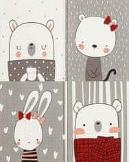 Severno Dvostranska igralna podloga iz pene za otroke Severno Kids Little Darling 180x120 cm