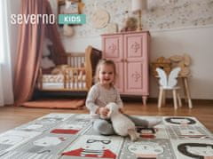Severno Dvostranska igralna podloga iz pene za otroke Severno Kids Little Darling 180x120 cm