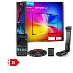 Govee Envisual TV Backlight 3 Lite, 101,60–127,00 cm (40–50), črni