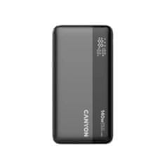 Canyon PB-240 powerpank, 25000mAh, zaslon, temno siv (CNS-CPB240)